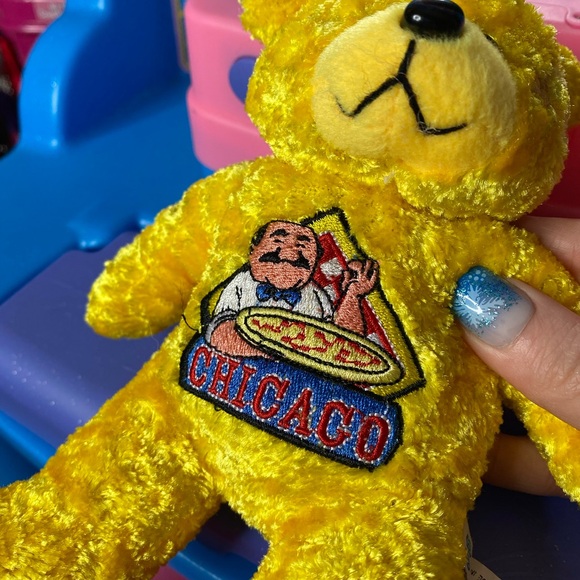 Rare gifted bears yellow Chicago bear plush - Picture 4 of 6
